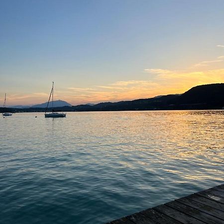 Seeappartements Auen Schiefling am See Exteriör bild