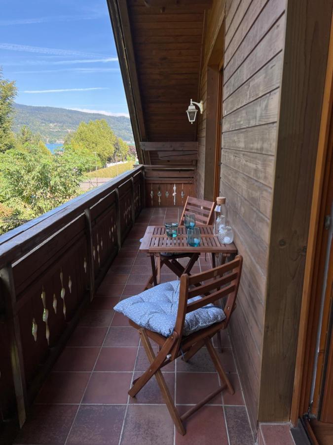 Seeappartements Auen Schiefling am See Exteriör bild